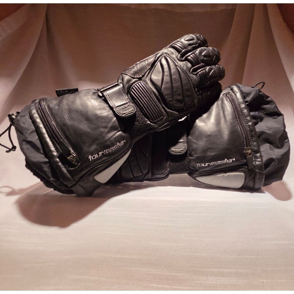 Tourmaster Winter Elite II Motorcycle Gauntlet Weatherproof Moto Glove